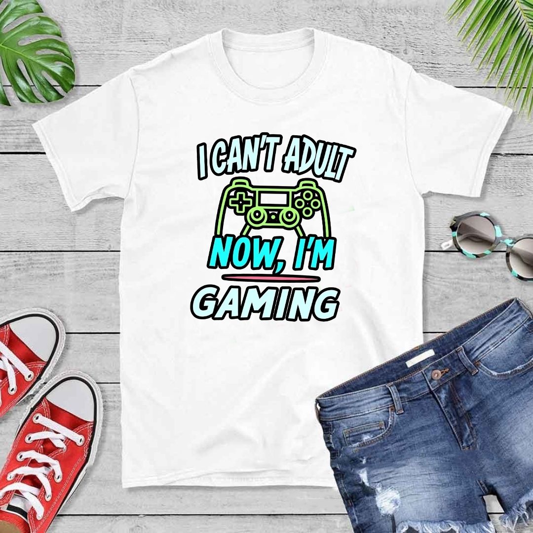 Funny Gamer T-Shirt | My Perfect Day Video Game Shirt | Gaming Lifestyle Pixel Art Tee | Nerd Gift for Him Her | Retro Gamer Shirt